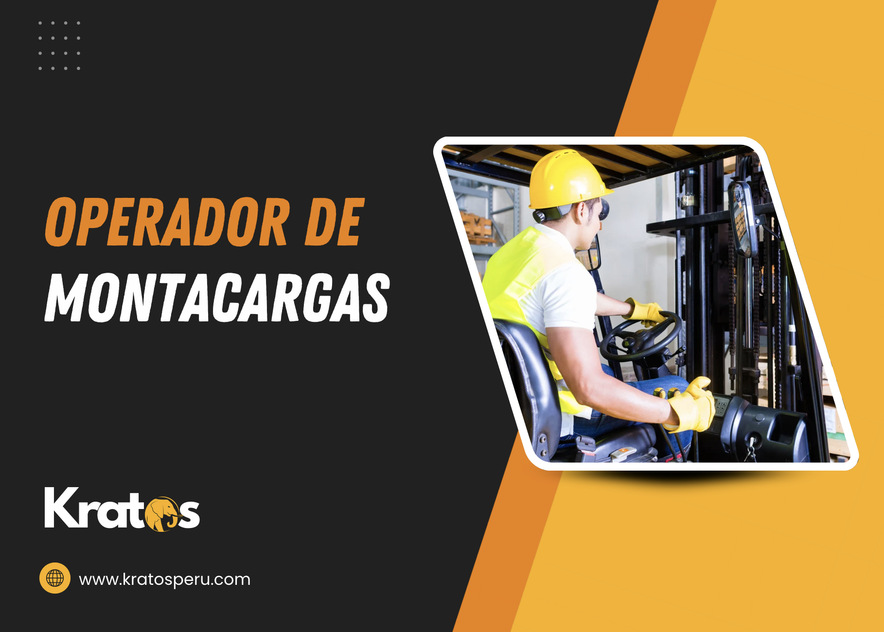 qué hace un Operador de Montacargas